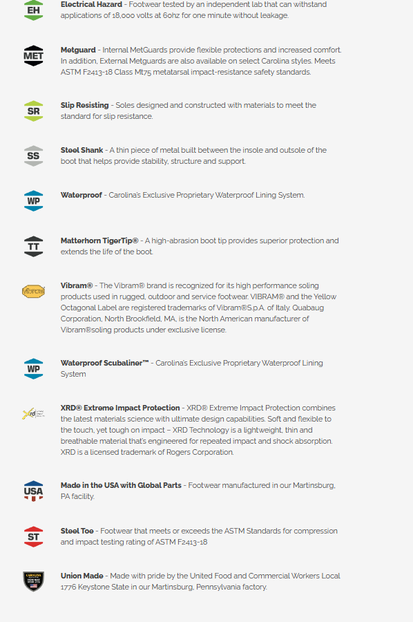 Matterhorn Copper Internal 10" Met Guard Steel Toe